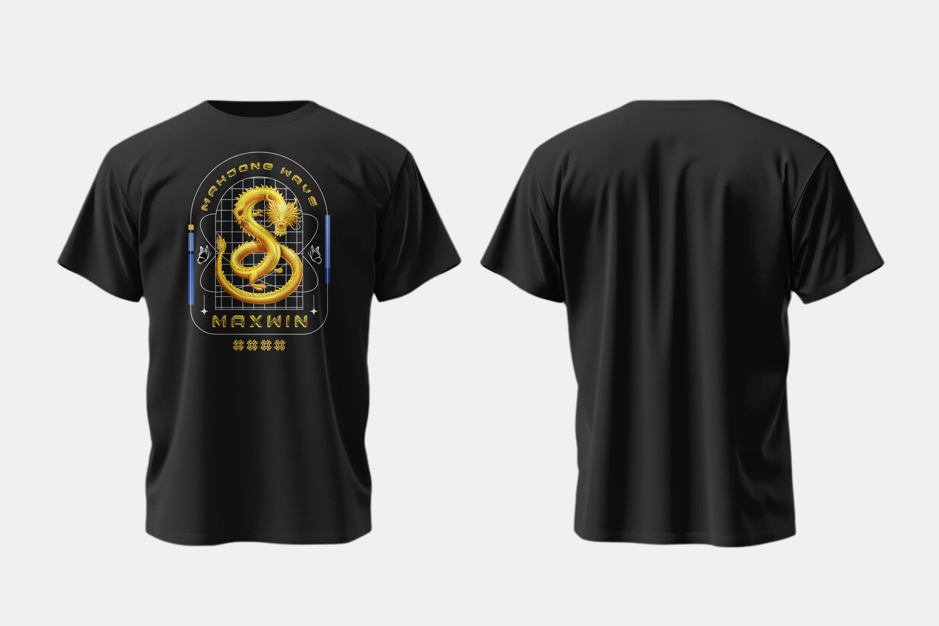 kaos-pria-black-premium-motif-mahjong-ways-maxwin